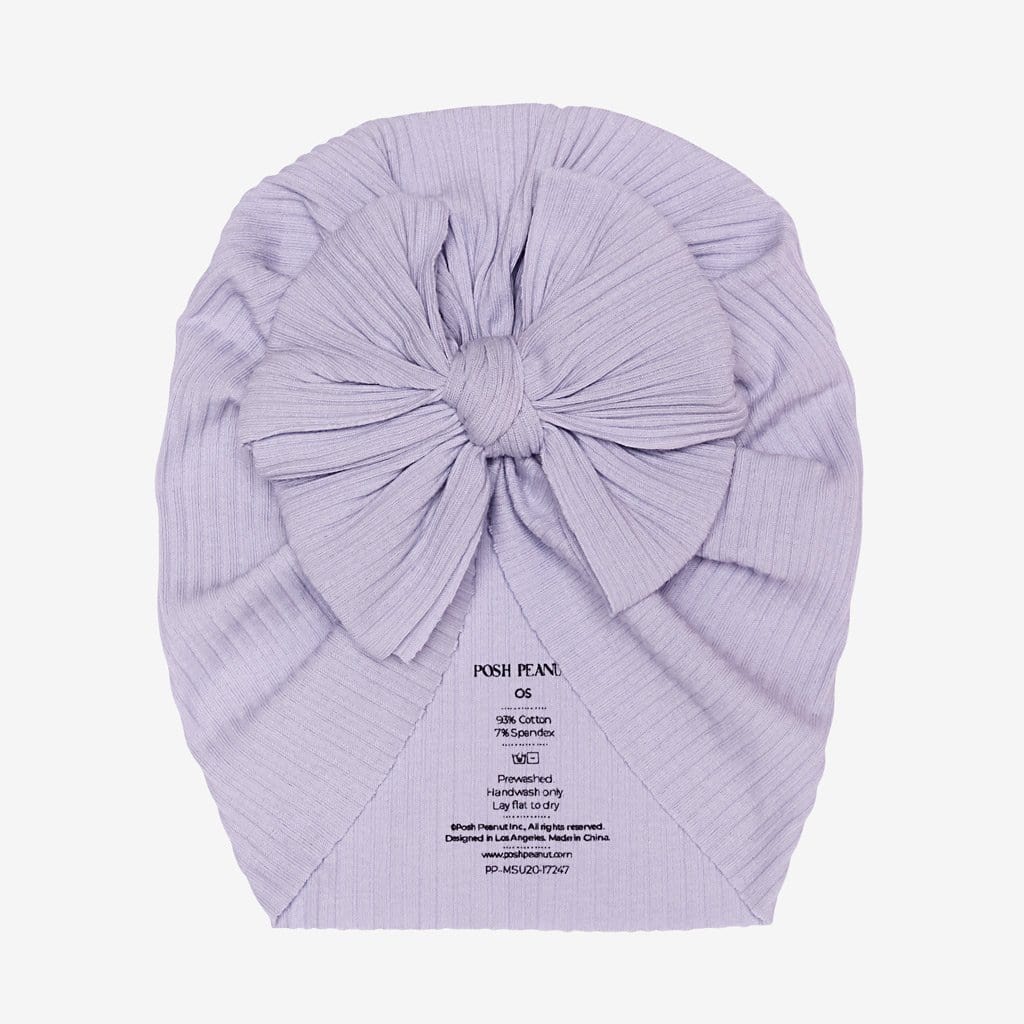 Lavender Molly Turban Bow