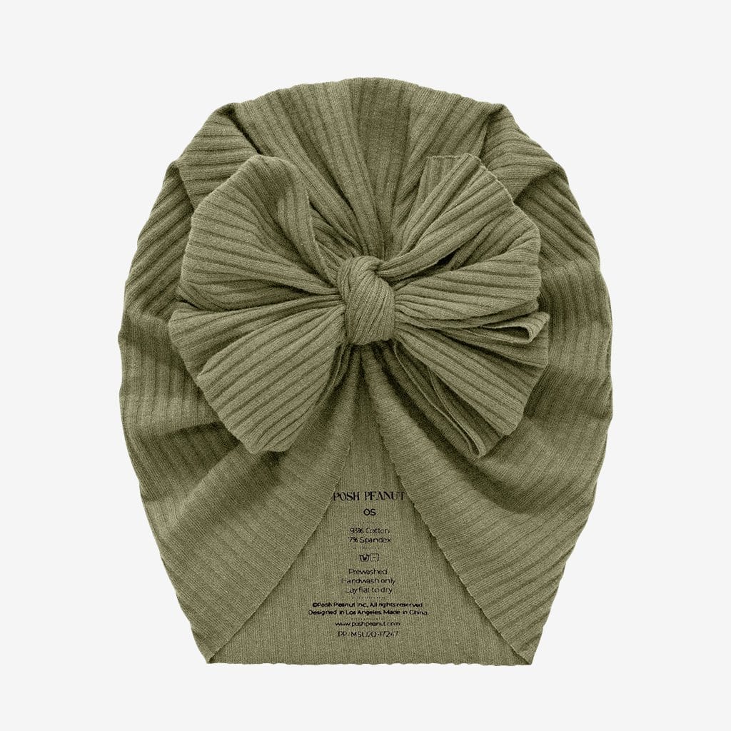 Olive Molly Turban Bow