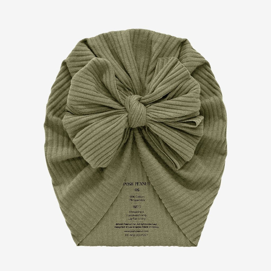 Olive Molly Turban Bow