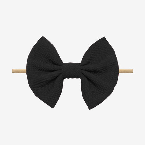 Black Lulu Nylon Headband