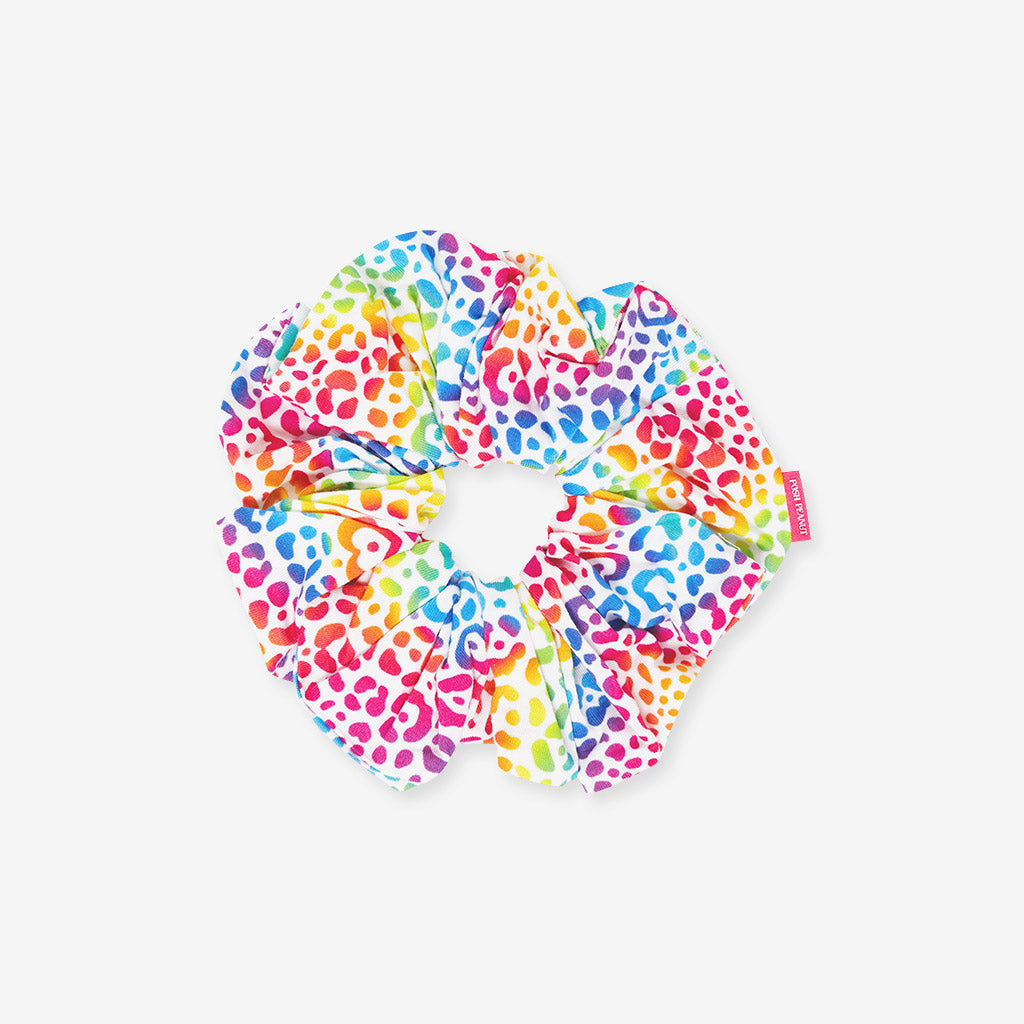 Lisa Frank® I Love Rainbow Leopard Luxe Oversized Scrunchie