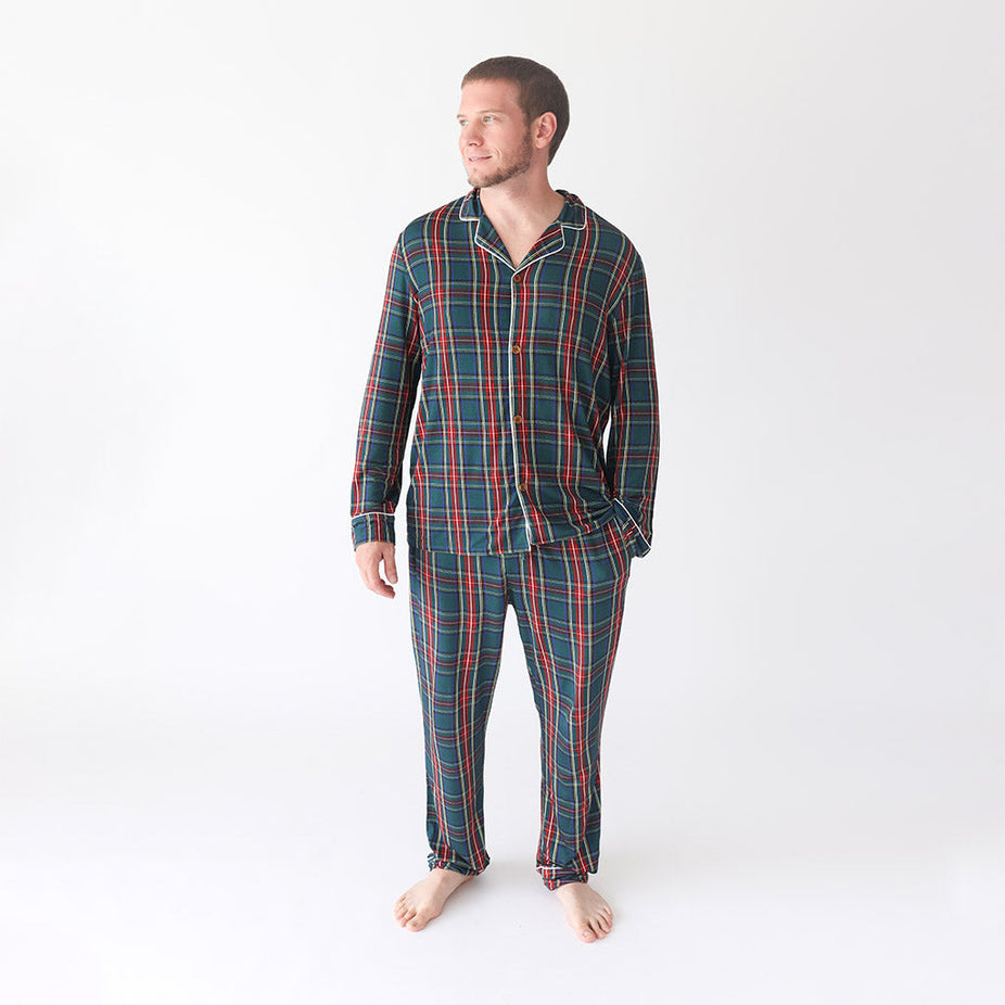 Tartan Plaid Men's Relaxed Pant Luxe Loungewear