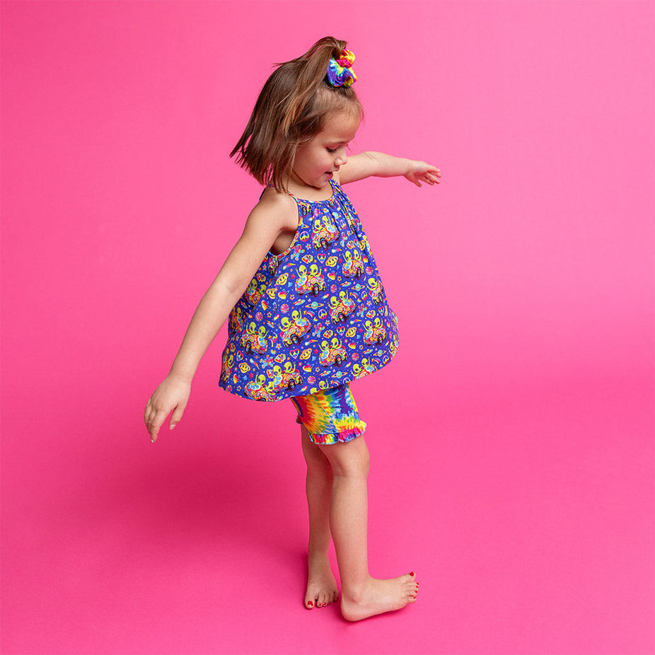Lisa Frank® Zoomer & Zorbit Tank Ruffled Short Set