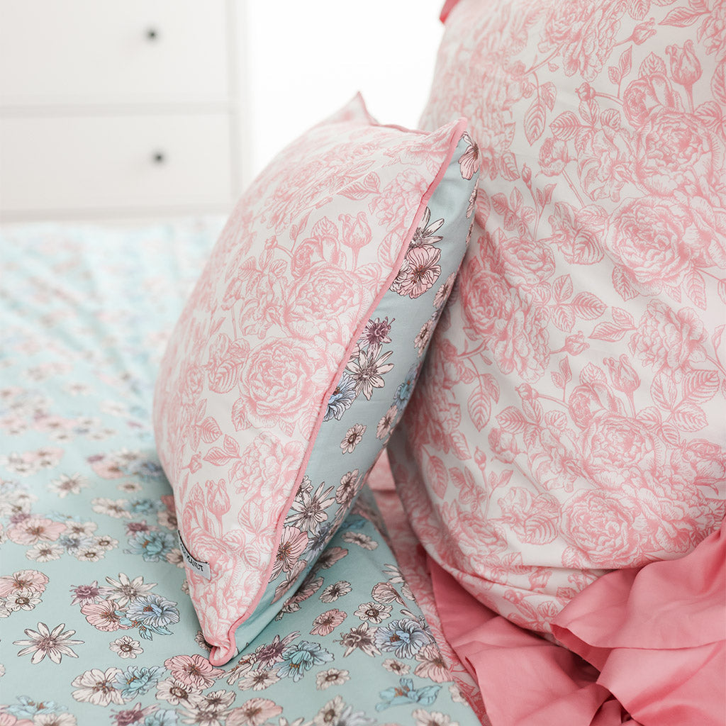 Martina Square Throw Pillow Cover