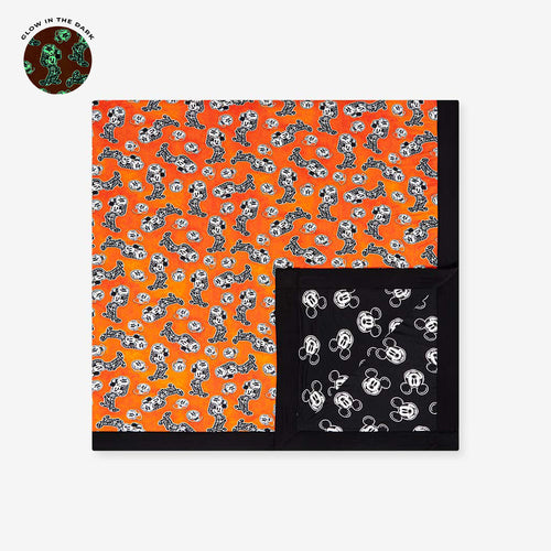 Disney Mickey Mouse Halloween & Glow In The Dark Mickey Luxe Patoo® Blanket