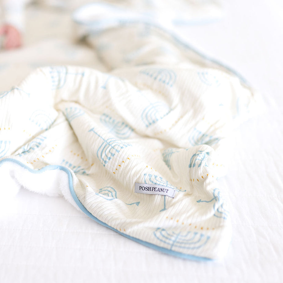 Happy Hanukkah Luxe Plush Patoo® Blanket