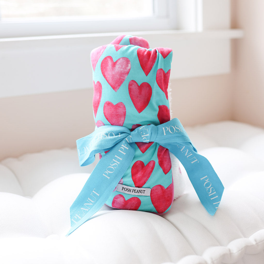 Queen of Hearts Plush Security Blanket