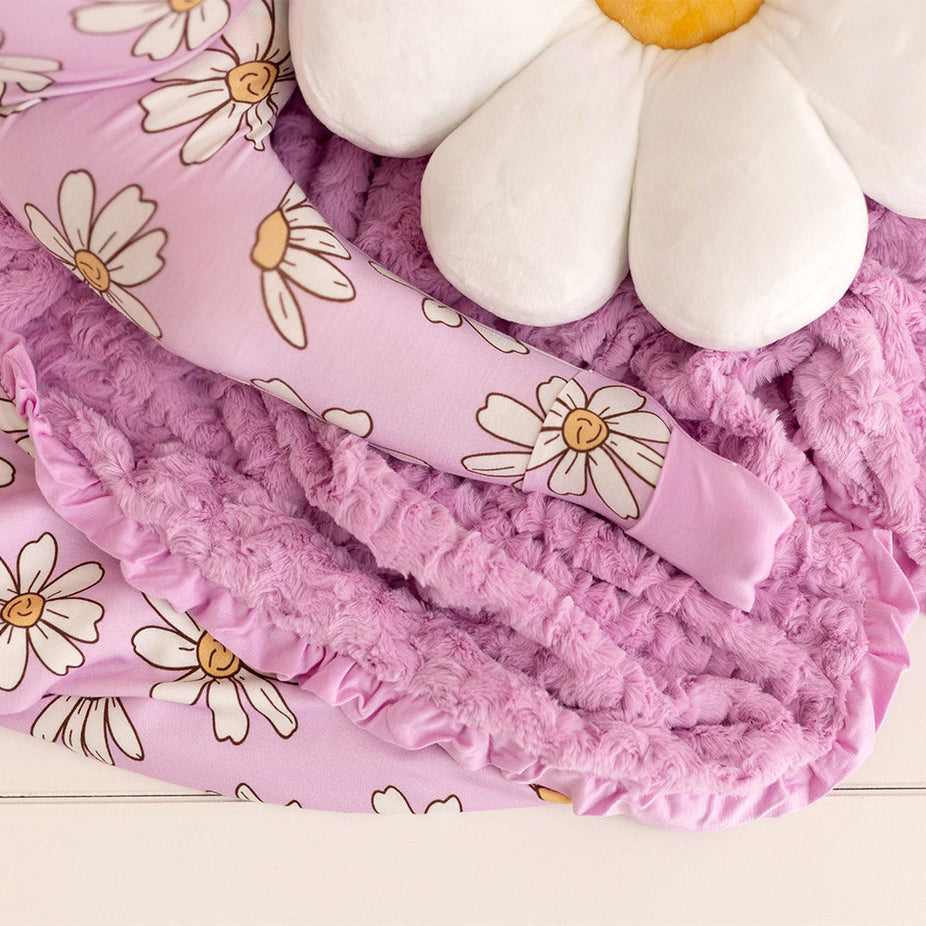 Jamie Minky Ruffled Luxette Patoo® Blanket