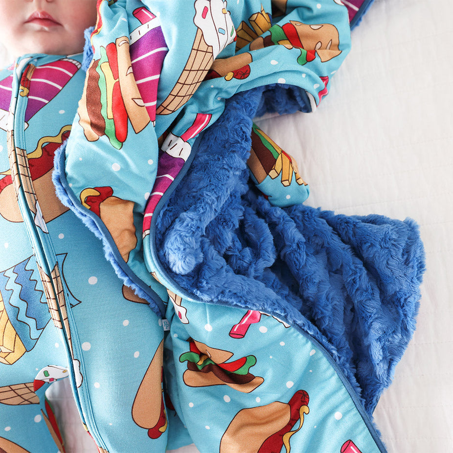 Posh Foodie Minky Luxette Patoo® Blanket
