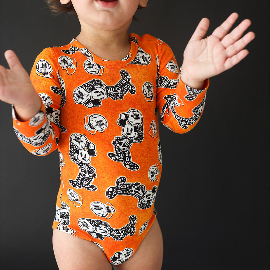 Disney Mickey Mouse Halloween Long Sleeve Bodysuit