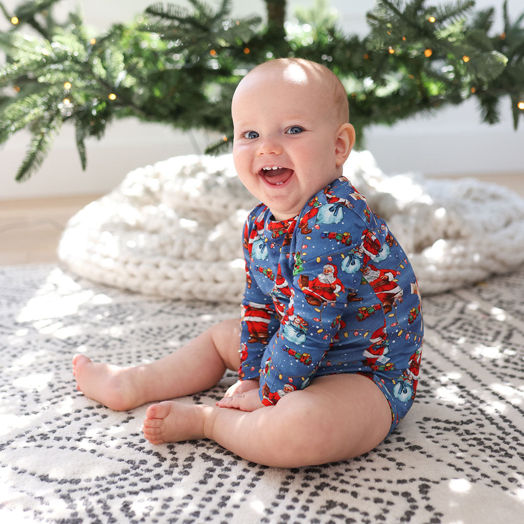 Santa Claus Long Sleeve Bodysuit