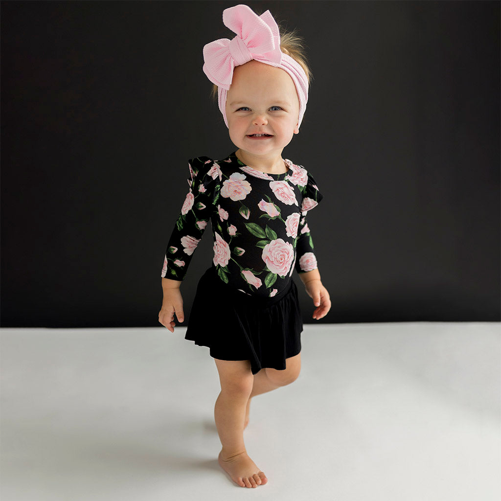 Harley Long Sleeve Ruffled Bodysuit