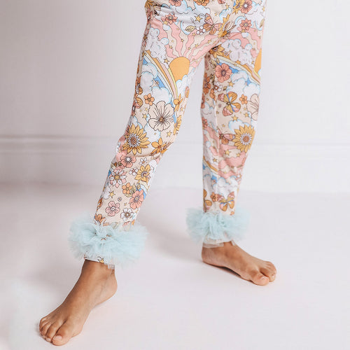 Dolly Tulle Ruffled Leggings