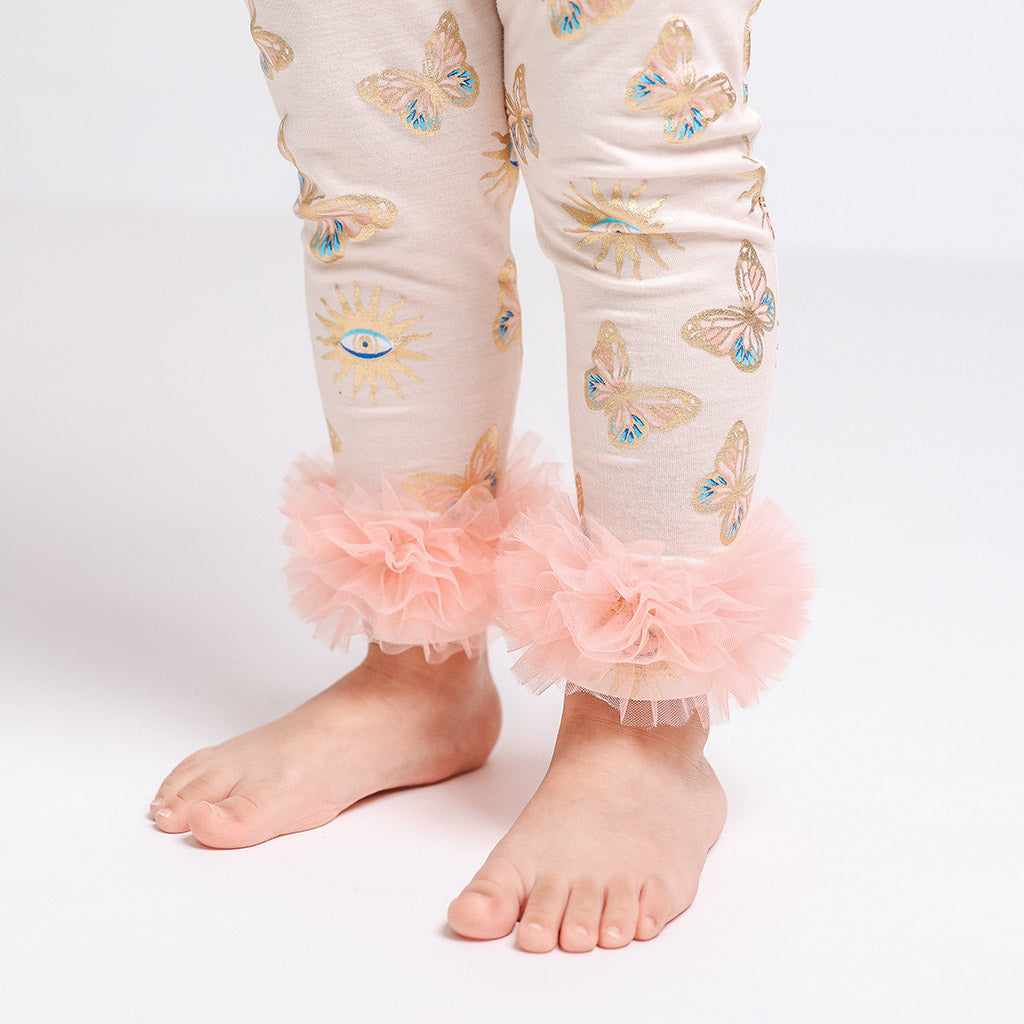 Pandora Tulle Ruffled Leggings