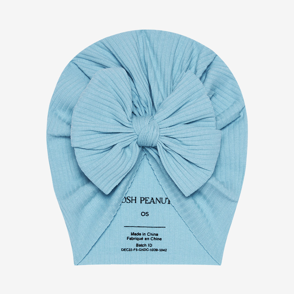 Dusty Blue Molly Turban Bow