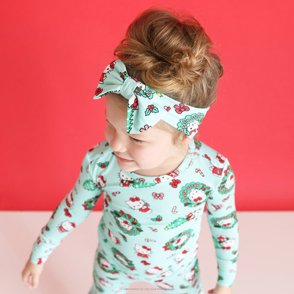 Hello Kitty® Wreath Luxe Bow Headwrap