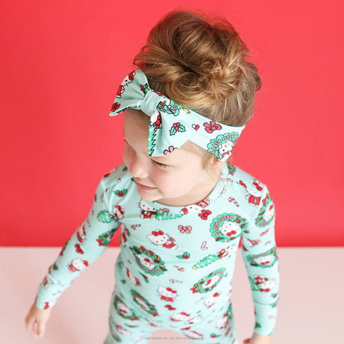 Hello Kitty® Wreath Luxe Bow Headwrap