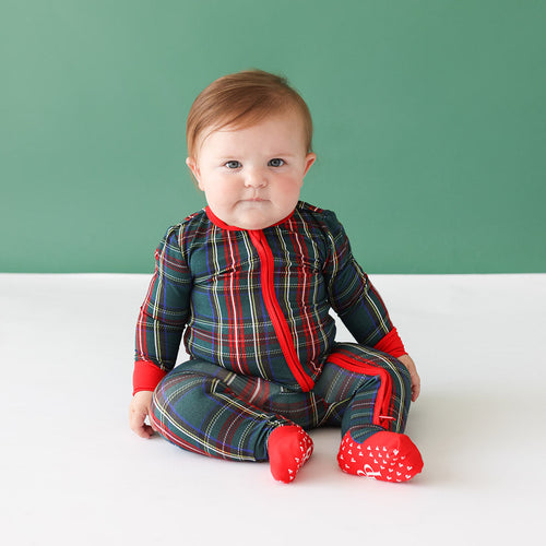 Tartan Plaid Convertible One Piece
