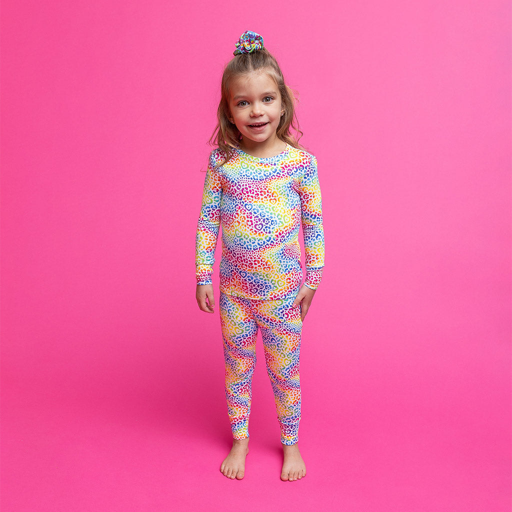 Lisa Frank® I Love Rainbow Leopard Classic Pajama Set