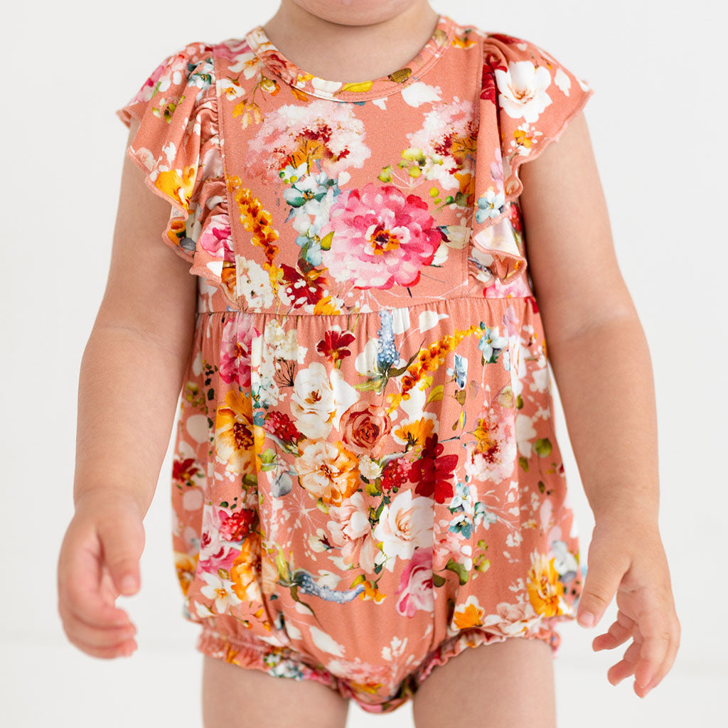 Celia Flutter Sleeve Bubble Romper