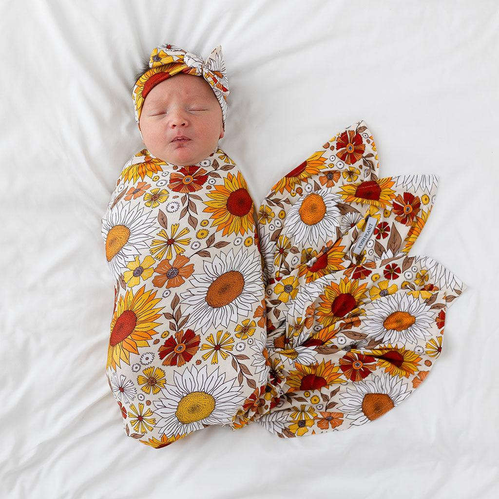 Goldie Swaddle Headband Set