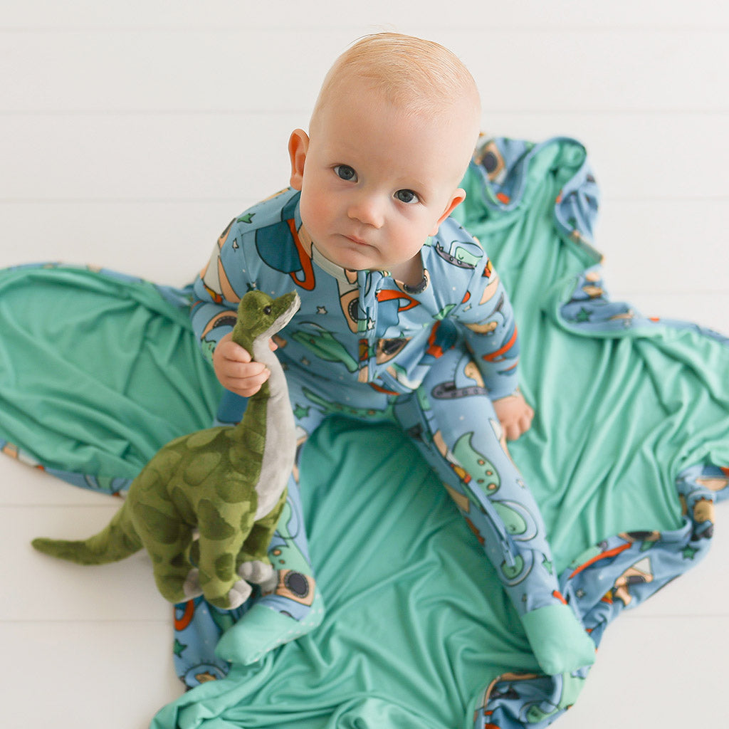 Dinos in Space Convertible One Piece