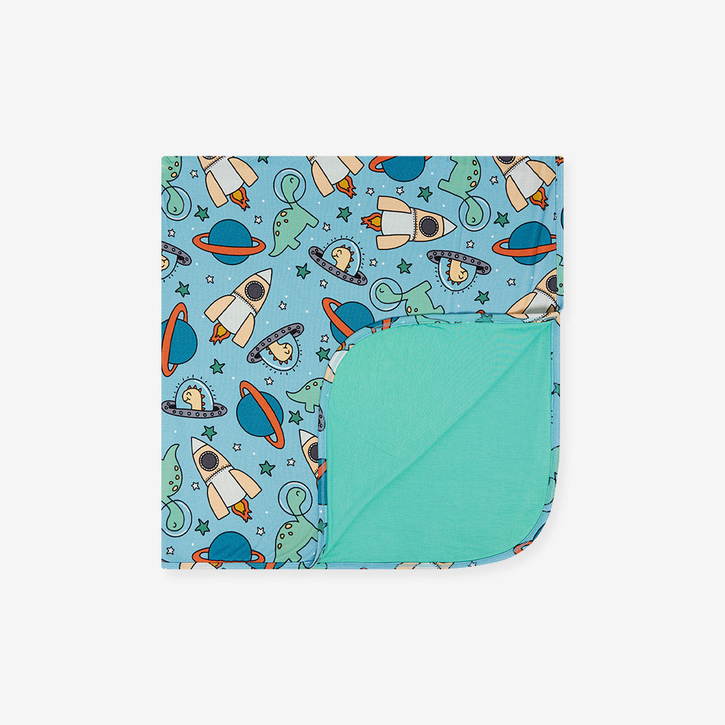 Dinos in Space & Dino Green Patoo® Blanket