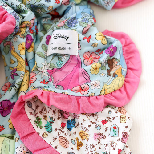 Disney Princesses & Princess Friends Ruffled Luxette Patoo® Blanket