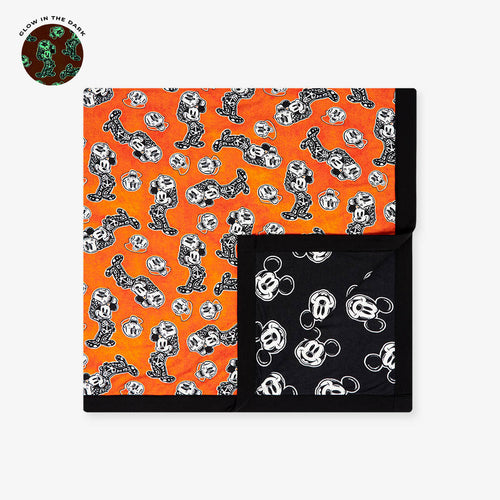 Disney Mickey Mouse Halloween & Glow In The Dark Mickey Luxette Patoo® Blanket