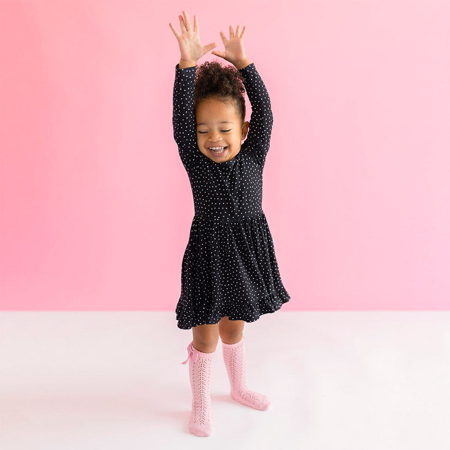 Fernanda Long Sleeve Ruffled Twirl Dress