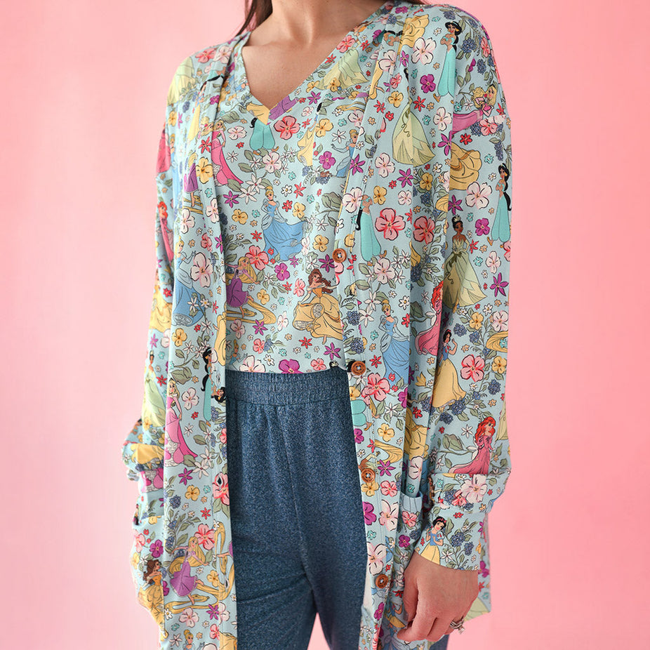 Disney Princesses Women's French Terry Cardigan