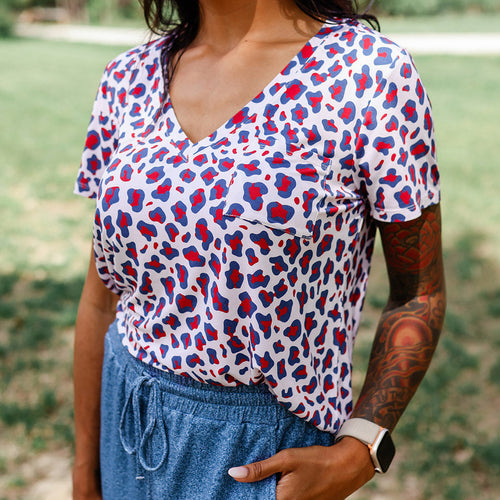 Liberty Grace Women's V-Neck Tee