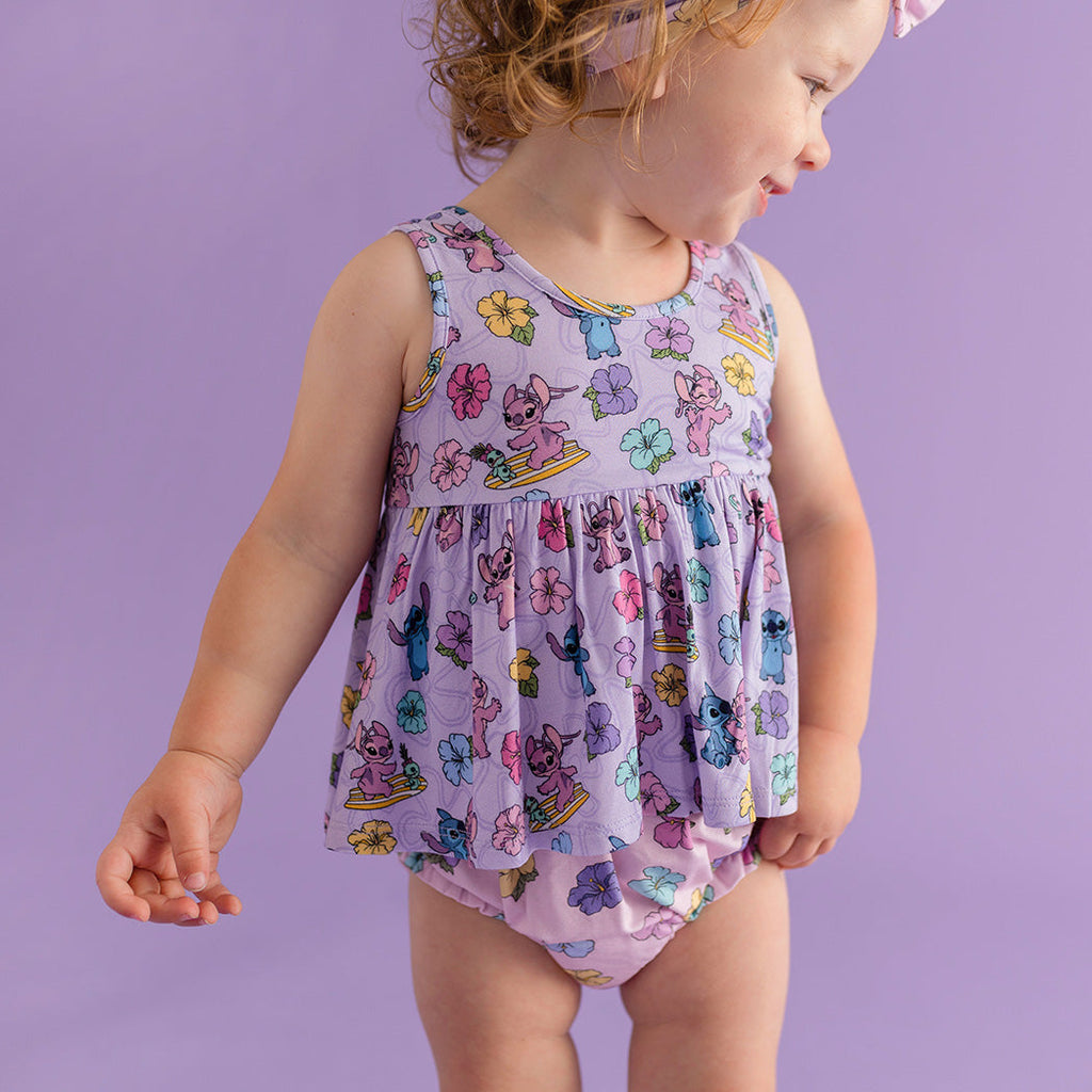 Disney Tropical Angel Peplum Bummie Set