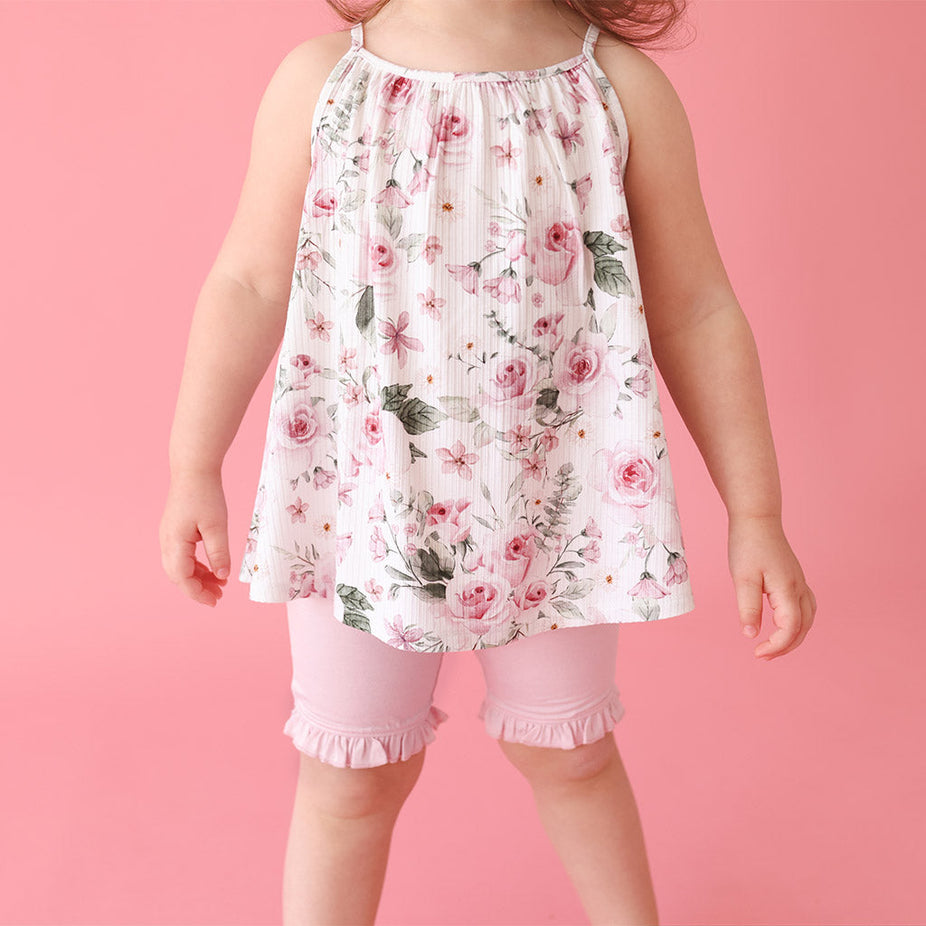 Bianca Jane Sleeveless Top Ruffled Short Set