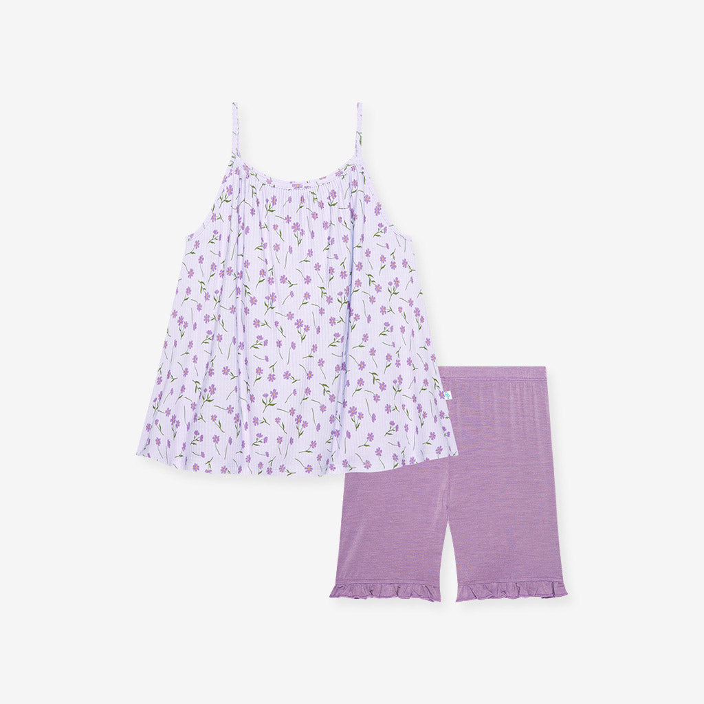Jeanette Top Ruffled Short Set
