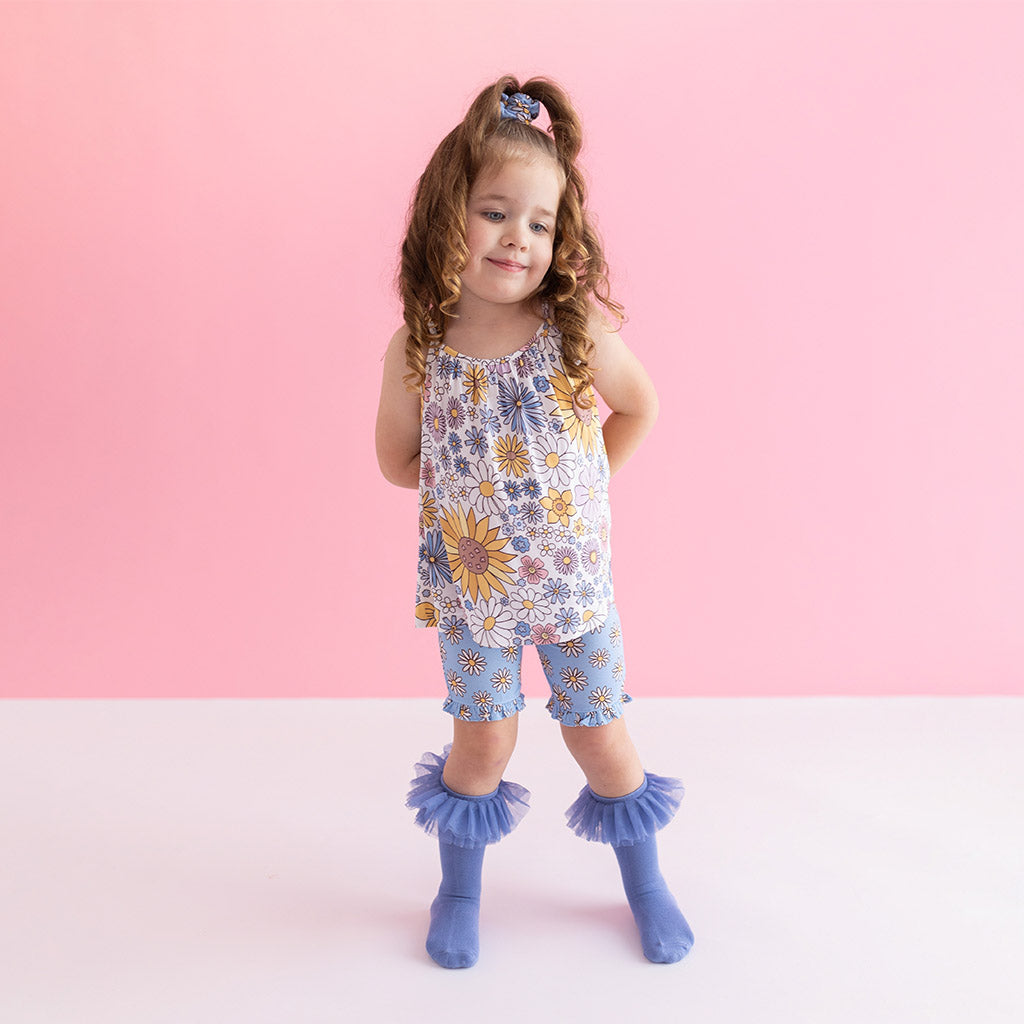 Presley Jane Tank Ruffled Short Set