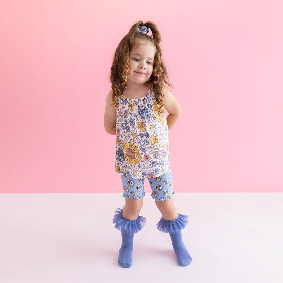 Presley Jane Tank Ruffled Short Set