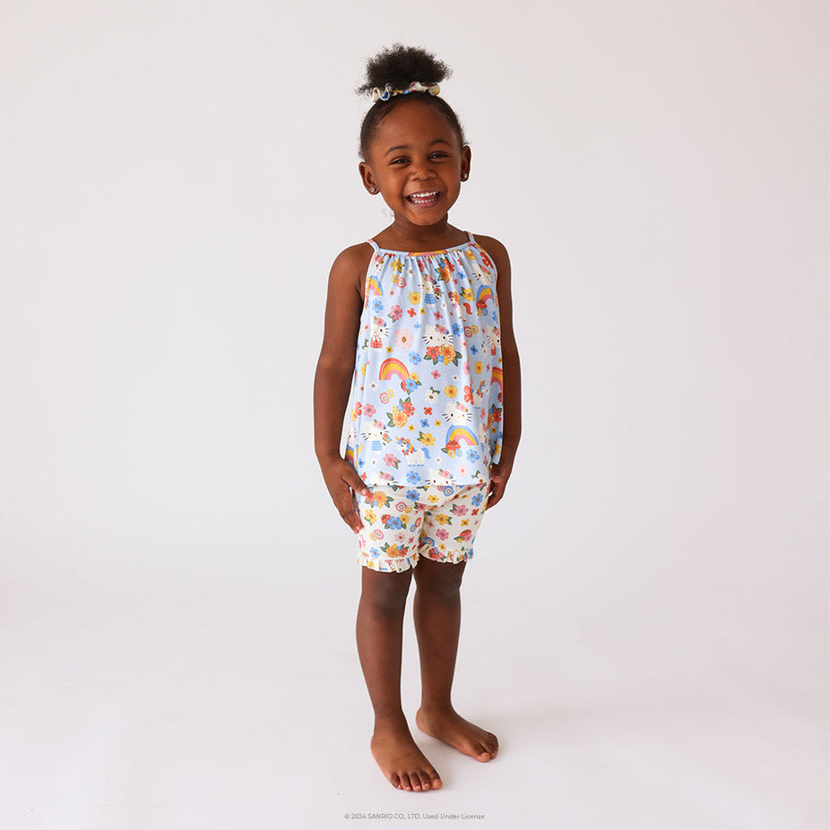 Springtime Blue Hello Kitty® Tank Ruffled Short Set