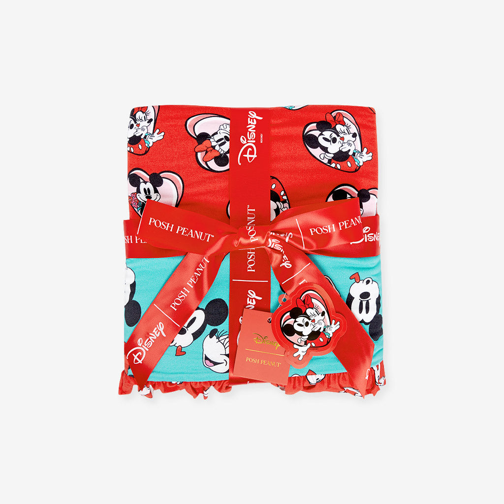 Be My Valentine & Smooches Ruffled Luxe Patoo® Blanket