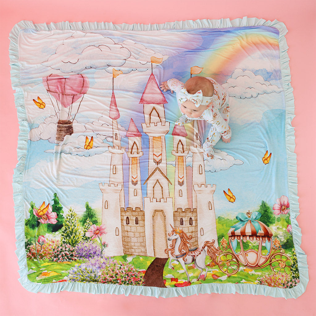 Catherine & Posh Queendom Ruffled Luxe Patoo® Blanket