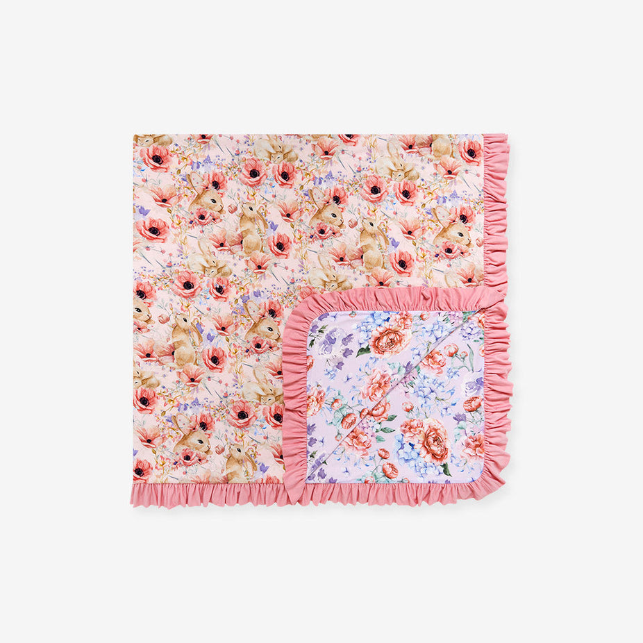 Everly Rose & Joaquina Ruffled Luxe Patoo® Blanket