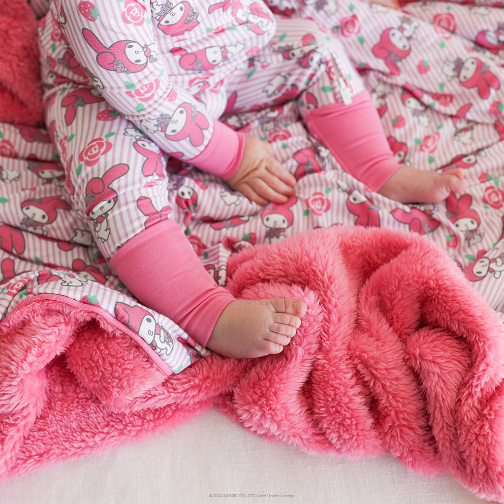 My Melody® Springtime Luxe Plush Patoo® Blanket