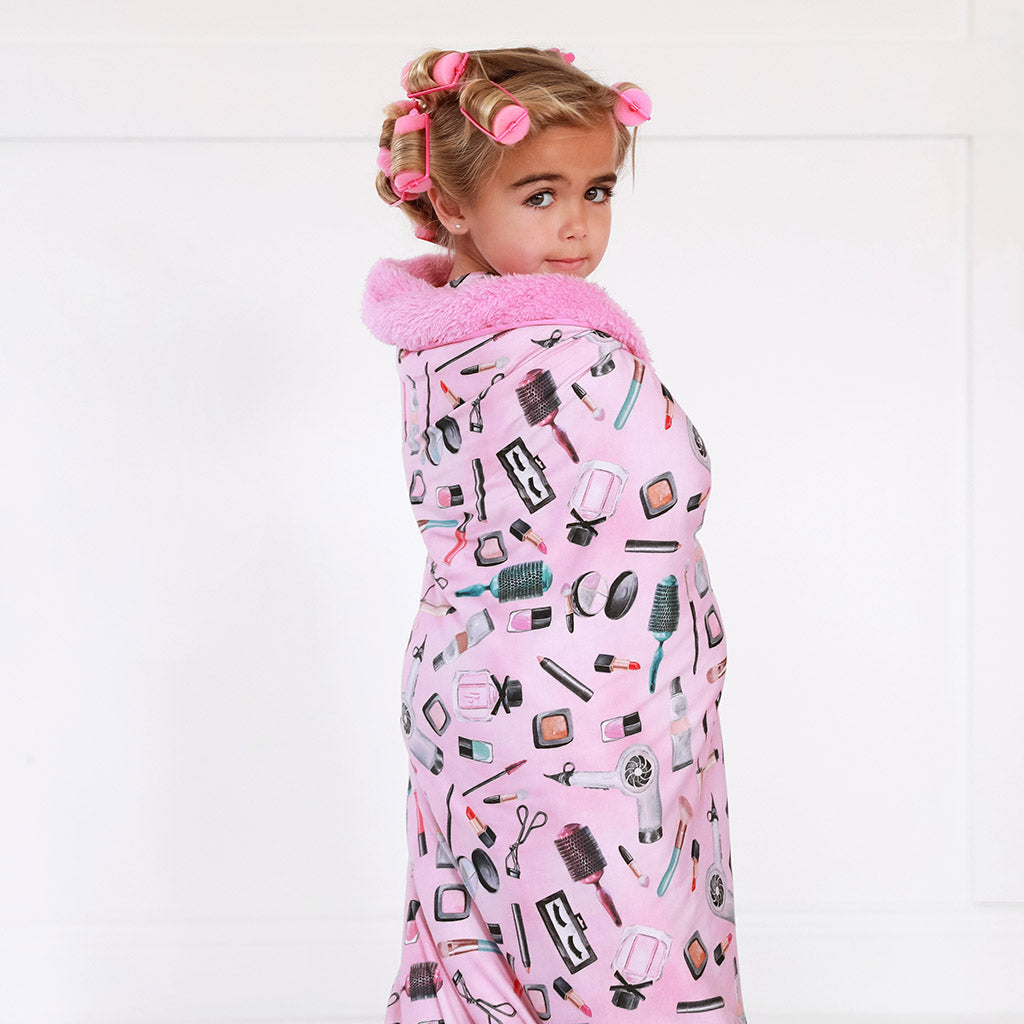 Posh Beauty Salon Luxe Plush Patoo® Blanket