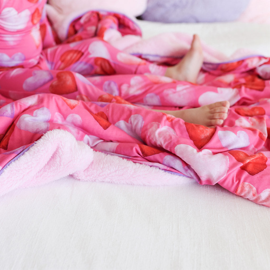 Posh Valentine Luxe Plush Patoo® Blanket
