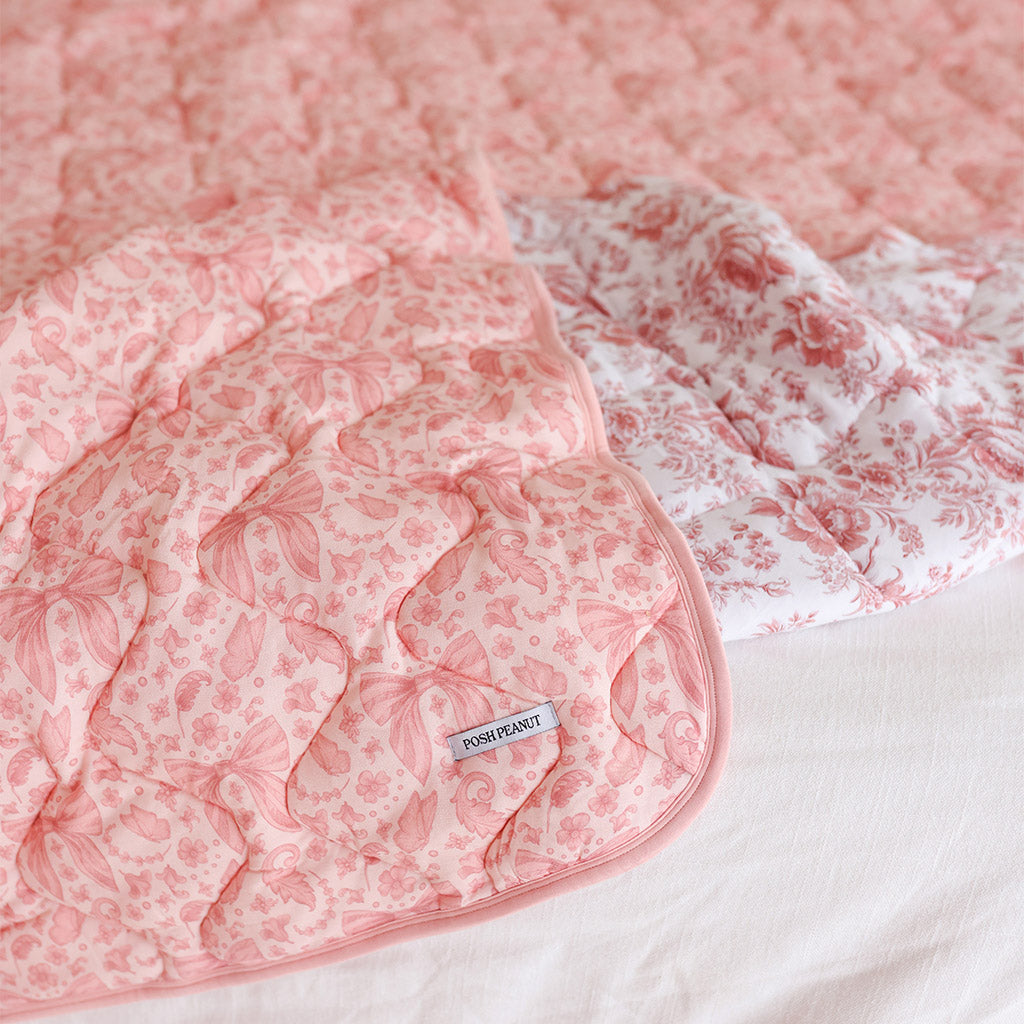 Adelaide & Izzy Reversible Quilted Patoo® Blanket