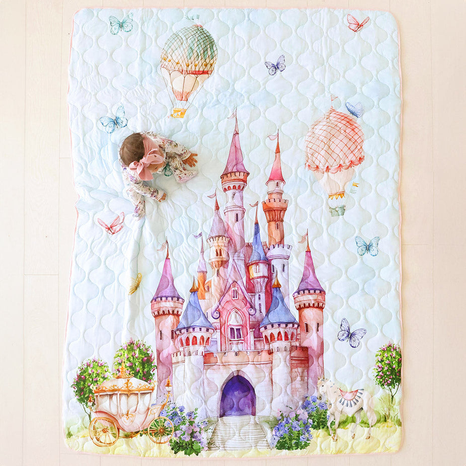 Mackenzie & Cambria Reversible Quilted Patoo® Blanket