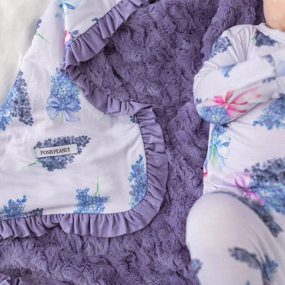 Bonny Minky Ruffled Luxette Patoo® Blanket