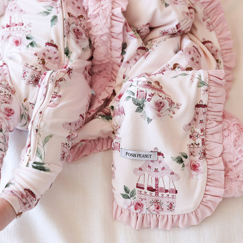 Parisian Carousel Minky Ruffled Luxette Patoo®