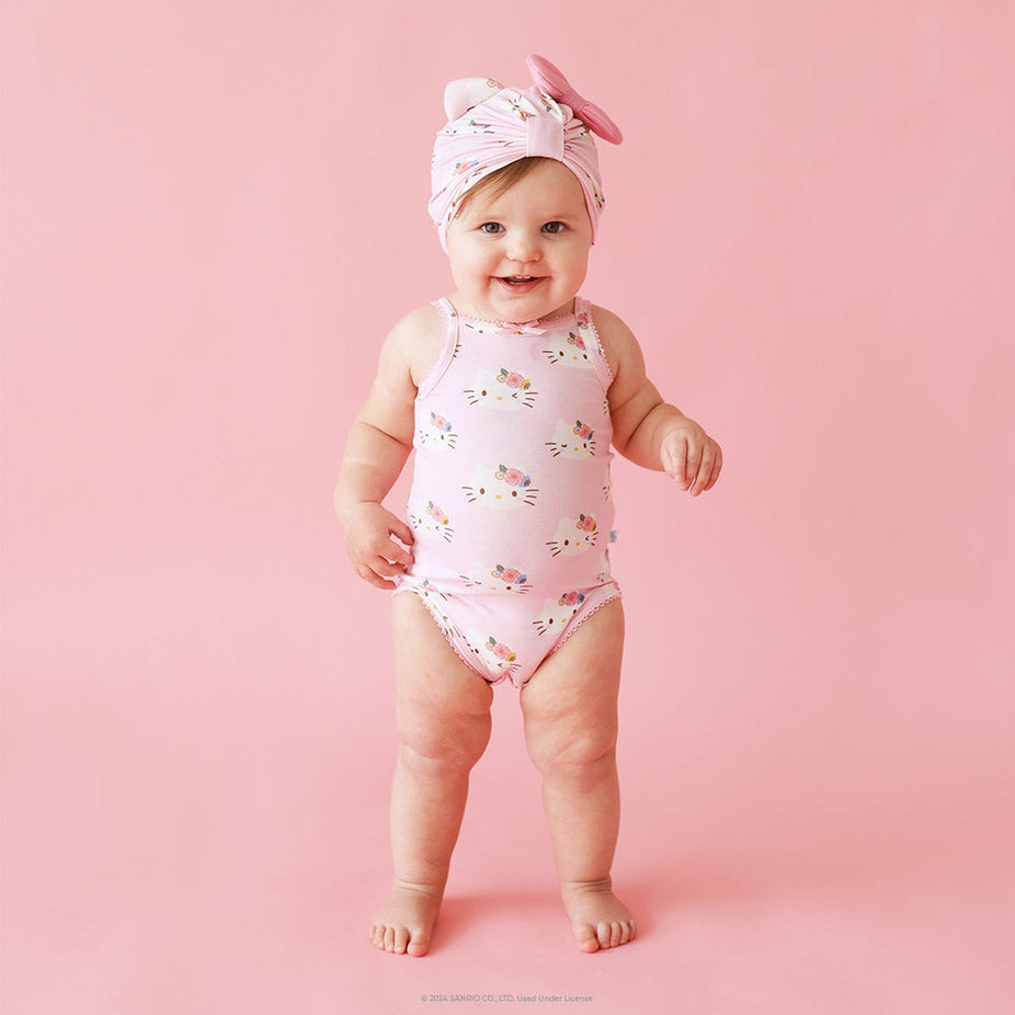 Pastel Pink Hello Kitty® Picot Bodysuit