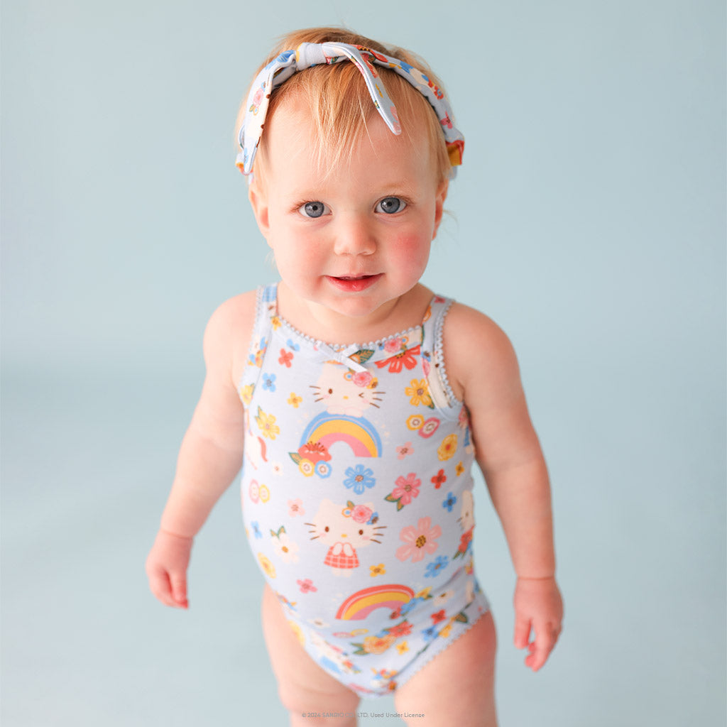 Springtime Blue Hello Kitty® Picot Bodysuit